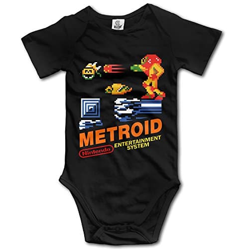 Metroid NES Baby Short Sleeve Romper