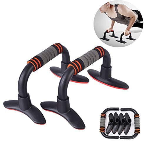 Pushup Elite Push-Up Strut Bracket with Comfortable Foam Grip and Anti-Slip Push Rod + Balance + Stretch (Set of 2)