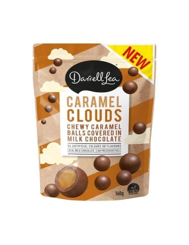 Darrell Lea Caramel Clouds 160g x 12