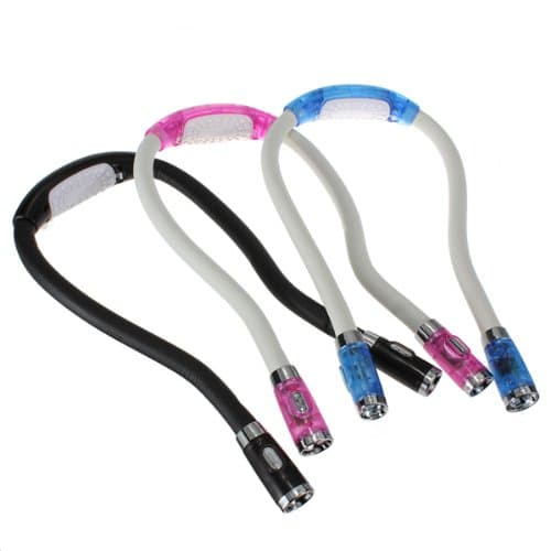 LED Flashlight Hands-Free Reading Book Huglight Lamp.