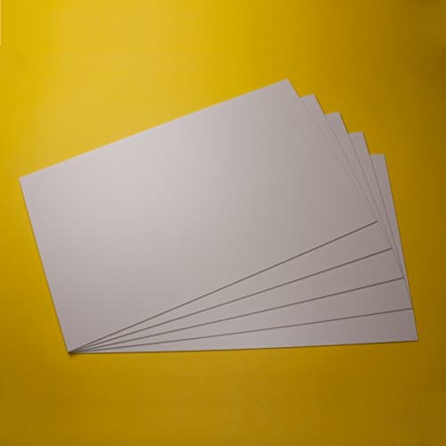 Plastic panels plastic sheet ps panels for model making / handikraft work white, various colours and different quantities, buy 5 pieces, 11,6" x 7,8" x 1/13"