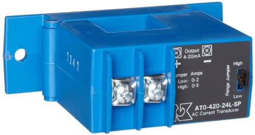 NK Technologies AT2-010-000-SP AC Current Transducer, Split-core, 0-10VDC Output Range, 0-100, 0-150, &amp; 0-200A Input Range, Self powered Power Supply