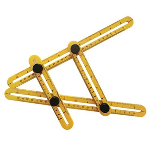 Angle Measure Multi-Angle Ruler Template Tool Measures All Angles Forms Angle-izer for Handymen Builders Craftsmen Repetitive