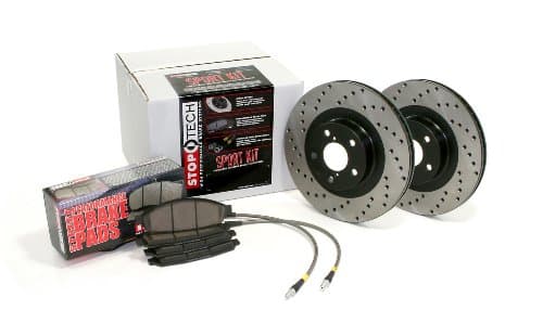 Stoptech 979.33010F Sport Axle Pack Drilled Rotor, Front