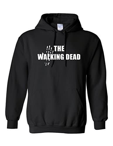 smr786 Inspired by Walker Dead Hunter -Hand - Front and Back - Unisex Hoodie Walking Dead Zombie Front and Back Print