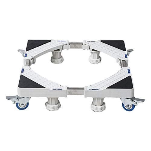 Washing Machine Base, Multi-functional Movable Adjustable Base Appliance Rollers Refrigerator Base Stand Machine Stand with 4 Strong Feet for Domestic Appliances