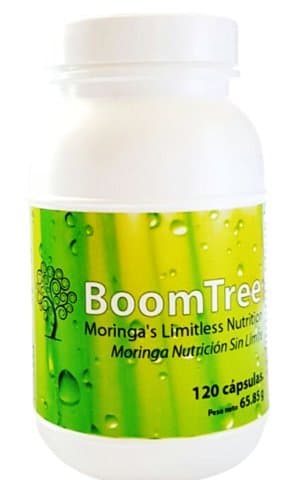 BoomTree Moringa Oleifera Leaf Powder 120 Capsules