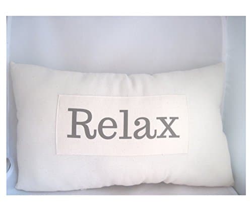 Relax lumbar throw accent decor pillow