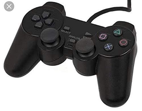 Kakooze Ps2 Wired Dualshock Remote Controller For Playstation-2 Generic (Black)