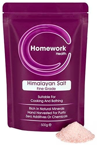 Himalayan Salt - Fine Grade - Zero Additives Suitable For Cooking And Detoxification - Comes In Re Sealable Stand Up Pouch 1kg