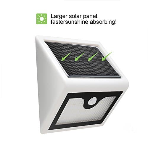 Solar Motion Light, 28 LED, AGPtEK Outdoor Sensor Security LED light with Intelligent THREE Sensing Modes, For Garden, Pathway, Deck Stair (1-Pack)