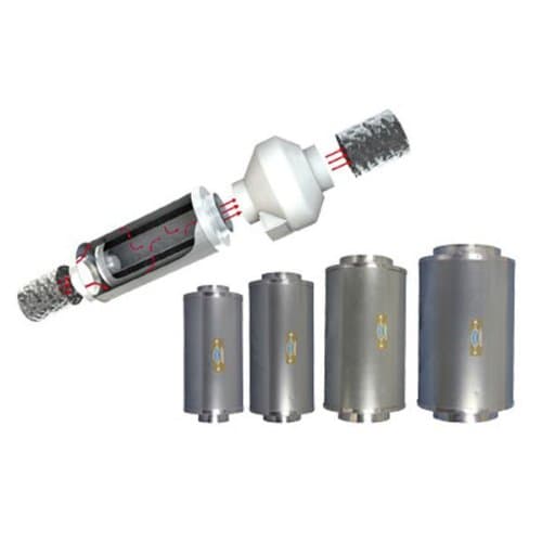 Phresh HGC701190 Inline Filter, 12 in | 950 CFM, Brown/A