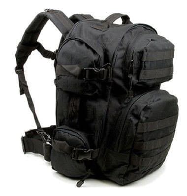 Black Tactical 3 Day Pack Backpack Rucksack Assault MOLLE Survival Bug Out Bag