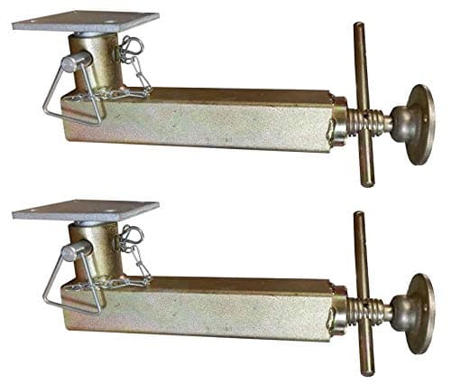 x2 Drop Stands, Suitable for Ifor Williams, Trailer Jack, Stabiliser Leg, Swivel, Flatbed,