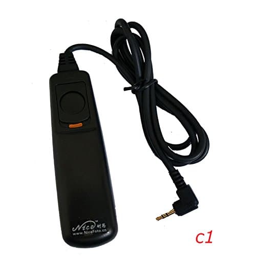 NE-C1 Cable Shutter Release Remote Control Switch Cord Replaces for Canon,Pentax,Samsung,Contax