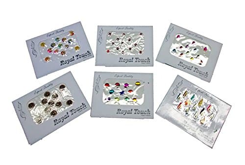 A pack of 6 Indian Bindis