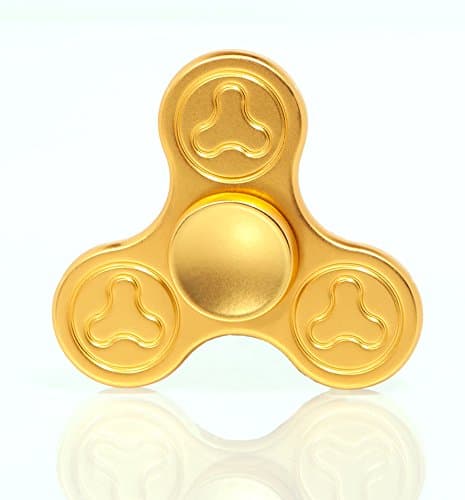 Zen Spinz Fidget Spinner I Pro Bundle I Metal Spinner I High Speed Si3N4 Ceramic Hybrid Bearings I 3 – 6 Minute I Spinner Prime EDC ADHD Stress Relief Toy I BONUS Leather Pouch &amp; Round Metal Gift Box