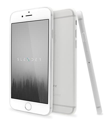 Ultra Thin iPhone 6, 6S Phone Case With Clear Flexible Shell, Camera Protection &amp; 360 Degree Side Coverage (Frosty Matte Clear)