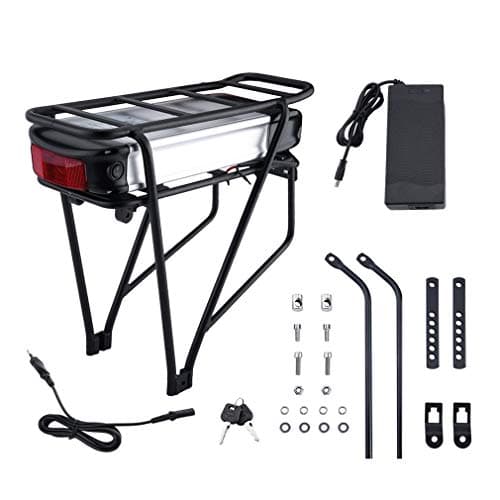 creatYspace3 48V 11AH 528W E-Bike Rear Rack Replacement Li-Ion Battery Conversion Kit