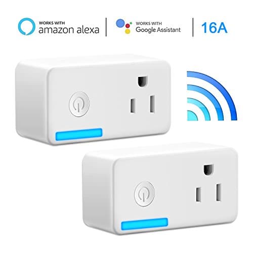 WiFi Mini Smart Plug Smarlance Wireless Smart Socket Outlet Works with Alexa, No Hub Required, with Timing Function,Control Your Devices from Anywhere Via Free APP