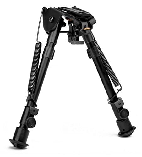 Trinity Force Tactical Full-Size Adj. Height Bipod, Black, Shrink Self-Motion, A ZSJJ88S
