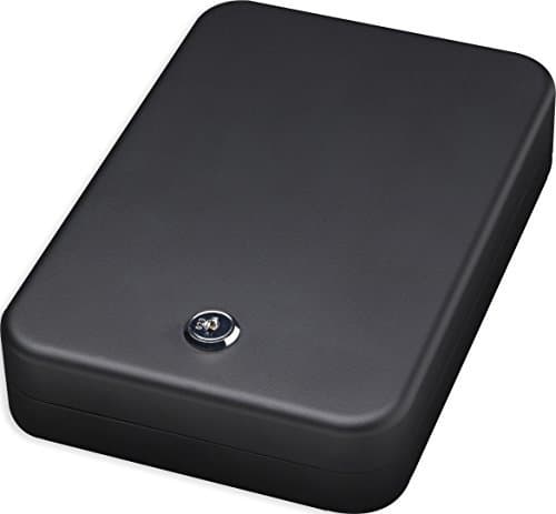 Bulldog Vaults Personal Safe with Key Lock and Security Cable, 9.5 x 6.5 x 2-Inch, Black by Bulldog Vaults