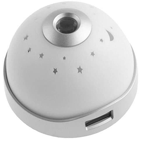 VALAM Plastic Chand Tara Projection Clock (Multicolour)