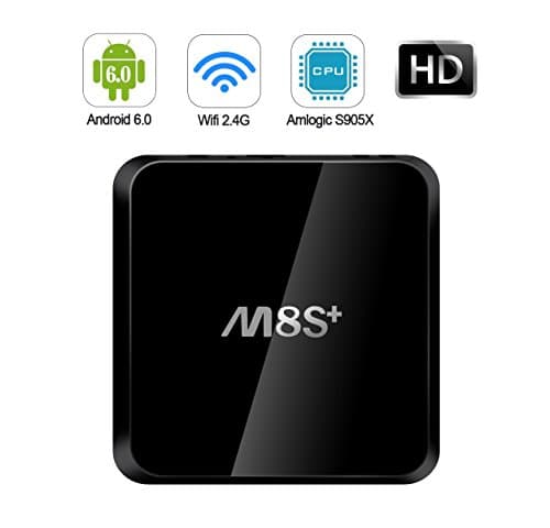 BeiDi M8S Plus Android 6.0 Box-Amlogic S905 Quad Core-4K TV- Smart TV Box-Dual-WIFI 2.4GHz HD H.265 and VP9 Decoding