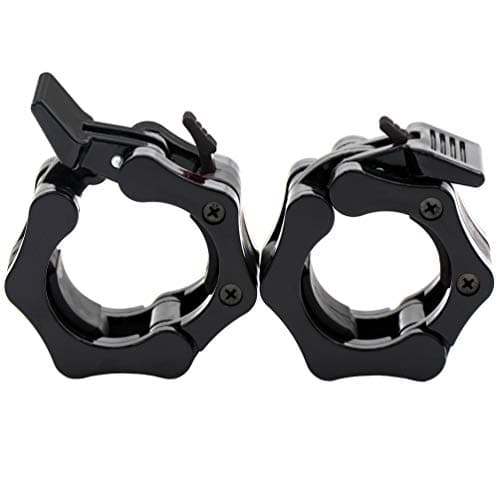 Greententljs Olympic Barbell Clamps 2 inch Quick Release Pair of Locking 2" Pro Olympic Weight Bar Plate Locks Collar Clips for Workout Weightlifting Fitness Training