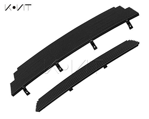 Kovit 01-03 Ford Ranger Edge 4 WD Replacement Style Combo Billet Grille Grill 2-pc Set-Black #320025025L