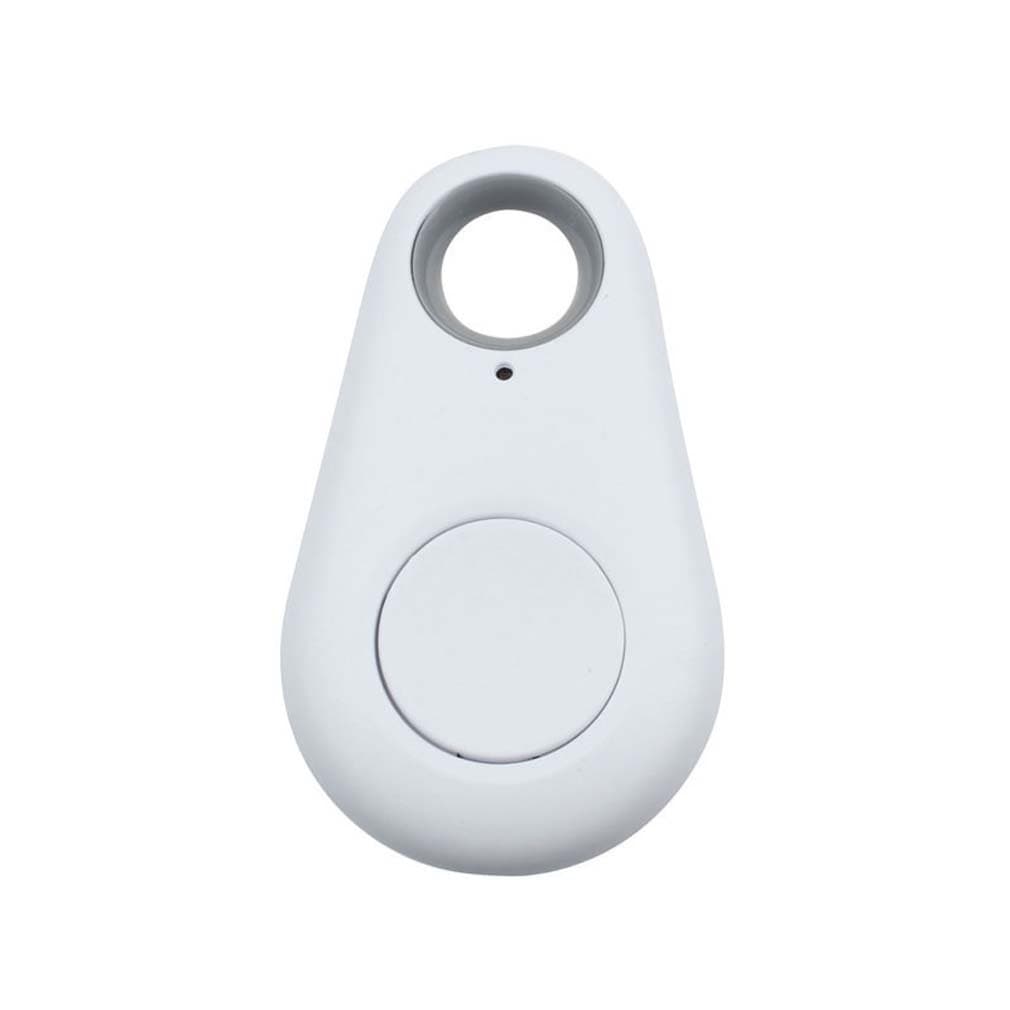 Mini Wireless Phone Bluetooth 4.0 Tracker Alarm iTag Key Finder Voice Recording for Anti-lost Selfie Shutter For ios Android Smartphone For Children Key Wallet Car Locating Pet (White2)