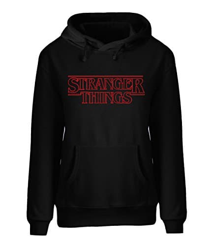 Abelmu Stranger Things Upside Down Kyle Dixon & Michael Stein Silhouette Chasee Womens Hoodie