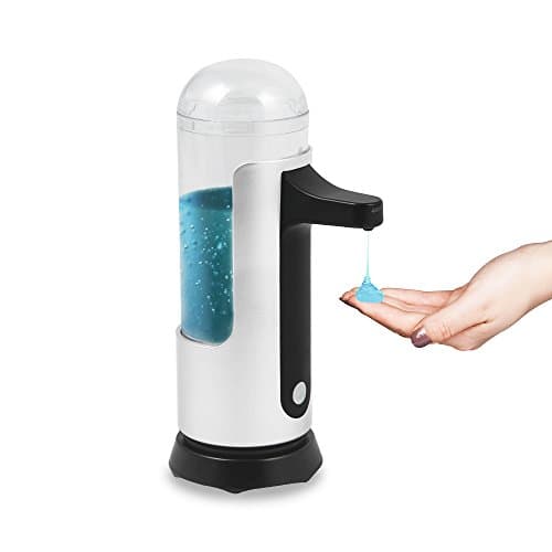 Chrider Automatic Soap Dispenser ， Touchless Hand Free Motion Sensor Countertop Autosoap Dispenser With Waterproof Base for Bathroom, Kitchen or Hotel