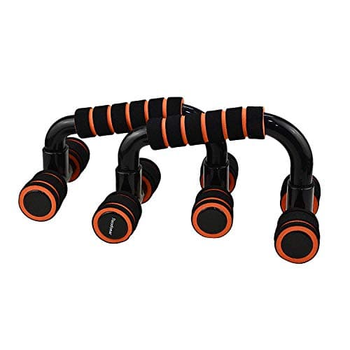 ZEVORA ABS Plastic Workout Pushup Stands Handle Set with Non Slip Bars, Comfort Foam Grips for Men & Women Muscle Building