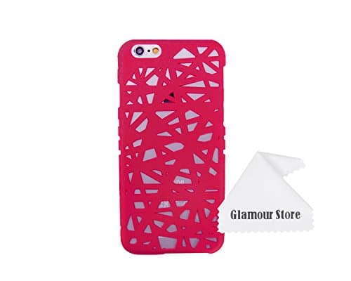 iPhone 6 Case,Bird Nest Rear Hard Skin Protector Case Cover For Apple iPhone 6 6G 4.7 inch+Free Cleaning Cloth As a Gift (Hot Pink)