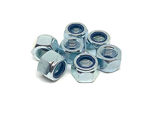 M20 (20mm) NYLOC P Type (Lock) Nuts ZINC Plated (Pack of 10)