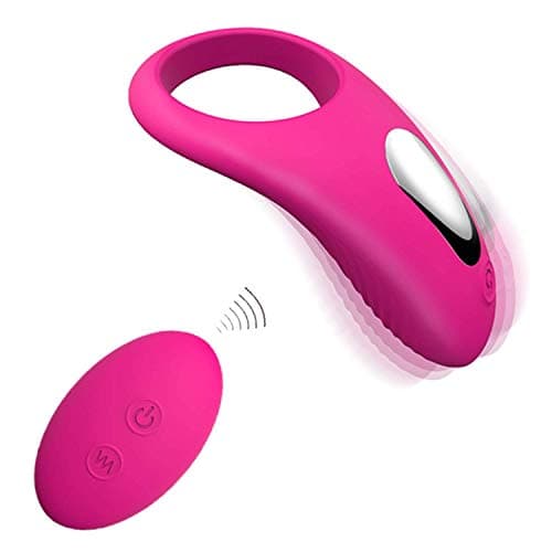 AQWSD SHIRT Homesuns Remote Control 9 Speeds Ejaculation C-ock Ring Pêňís Rings Víbrátór Clit Stimulation Adult ŝe-x Toys for Couple Men,with Controller,with Retail Box