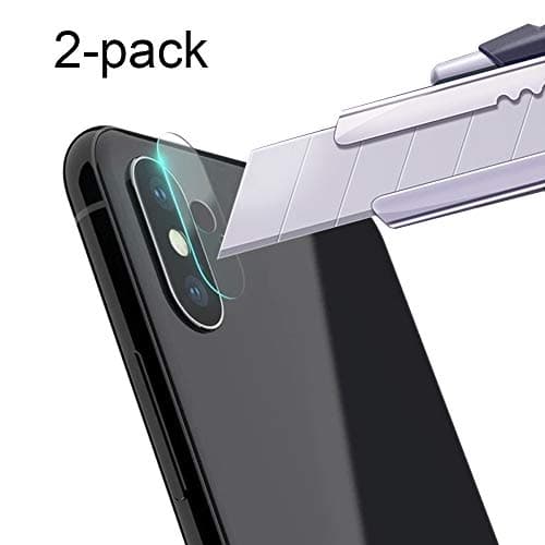 Screen Protector, Prevently New Creative 2X Back Rear Camera Lens Tempered Glass Screen Film Protector For iPhone XS/XS Max