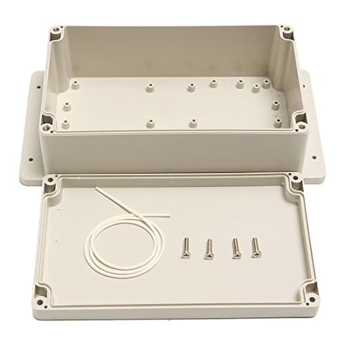 TOOGOO(R) Waterproof Plastic ABS Electronic Project Box Enclosure Case 200x120x75MM White