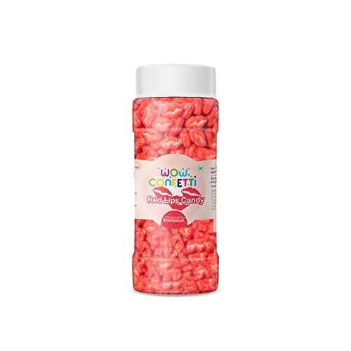 Wow Confetti (Red Lips Candy), 125gm