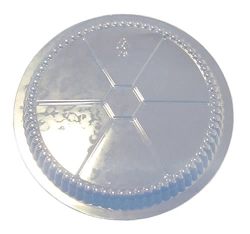 Durable Packaging - P280500 Plastic Dome Lid for Round Disposable Pan, 8" (Pack of 500)