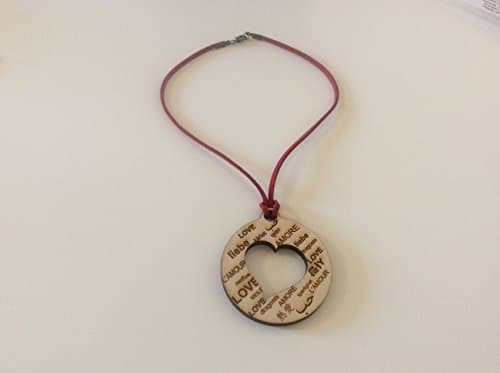 Love in Different Languages Rear View Mirror Charm