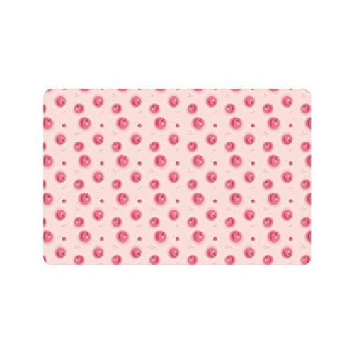 Special Design Custom small apple Personalized Non-Slip Machine Washable Bathroom Indoor/Outdoor Doormat 23.6 by 15.7 Inch