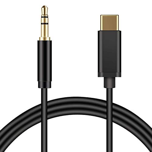 USB C to AUX Cable. Pixel 2 XL Type C to 3.5mm Male Audio Jack Adapter for Car Audio Equipment Compatible Google, Essential, Samsung, Motorola, Huawei, Oppo, HTC, MI and More Type-C Devices.