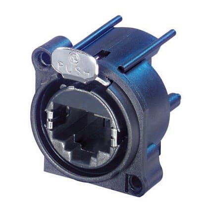 Neutrik NE8FAH Ethercon Horizontal PCB Mount RJ45 Connector
