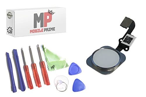 iPhone 6 and iPhone 6 Plus Home Button Flex Cable Prime Repair Kit with Certified Repair Tools- MOBILEPRIME (Silver)