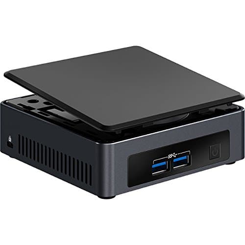 Intel NUC NUC7i7DNKE Mini PC/HTPC, Intel Quad-Core i7-8650U Upto 4.2GHz, 8GB DDR4, 256GB m.2 SSD, WiFi, Bluetooth, 4k Support, Dual Monitor Capable, Windows 10 Pro (8GB Ram + 256GB SSD)
