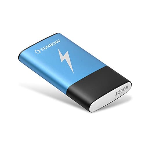 TCSUNBOW Protable SSD 120GB Type-c USB 3.0 NAND Flash External SSD