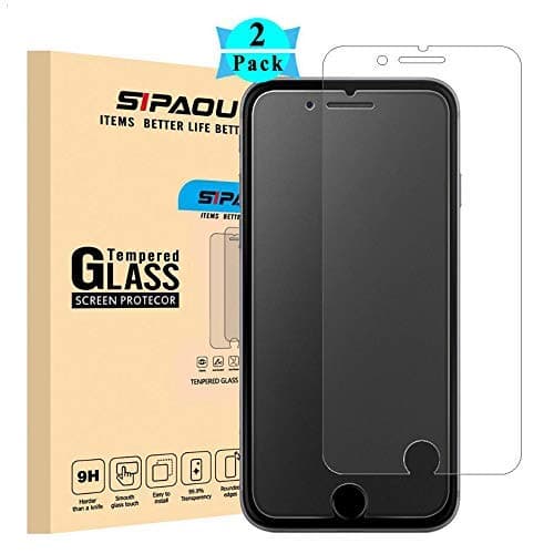 iPhone 7 8 Matte Screen Protector, [2-Pack] SIPAOU 9H Hardness Matte Tempered Glass Screen Film [Case Friendly] [Good Light Transmission] for iPhone 7 8 (for iPhone 7/8 (4.7 inch))