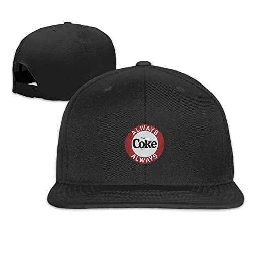 Always Enjoy Coke Plain Adjustable Strapback Hat Fashion Caps
